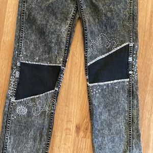 One of a kind! Levi’s. Hand embroidered